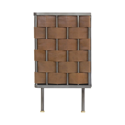 Bishop Sideboard - Brown Leather