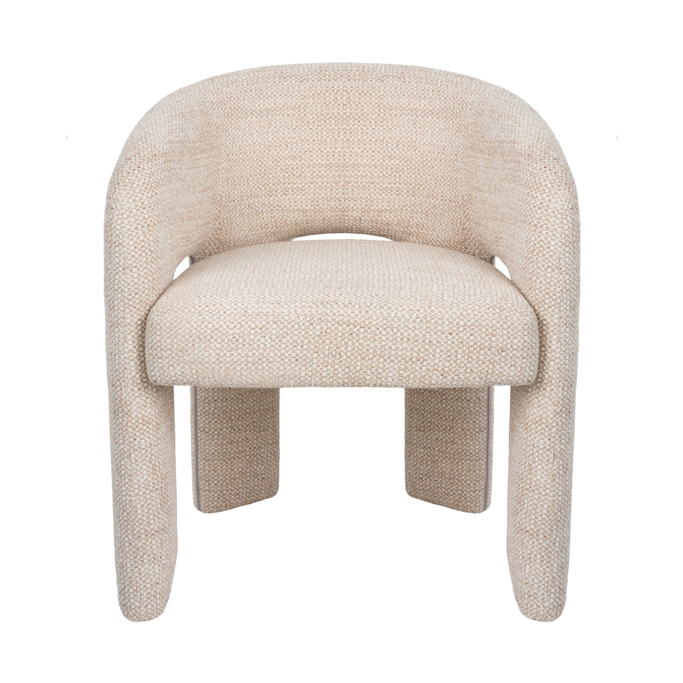 Avelo Performance Fabric Upholstered Dining Chair – Oatmeal
