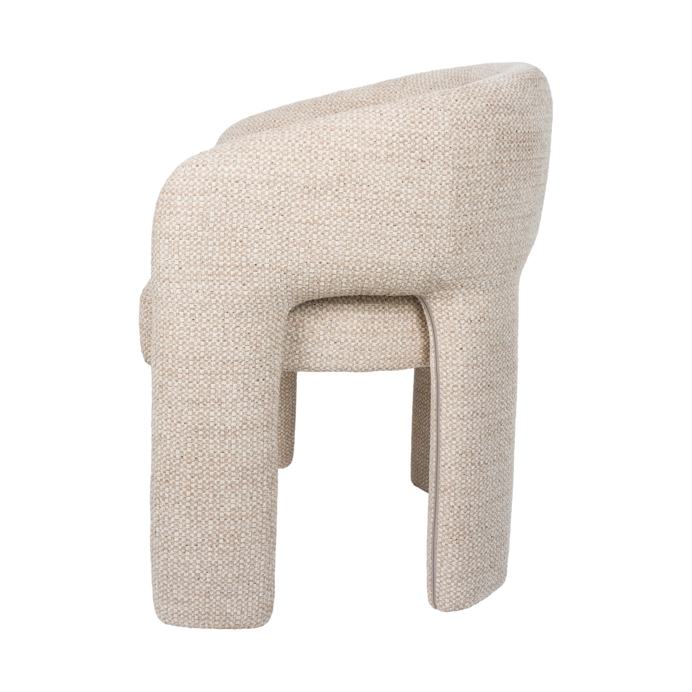 Avelo Performance Fabric Upholstered Dining Chair – Oatmeal