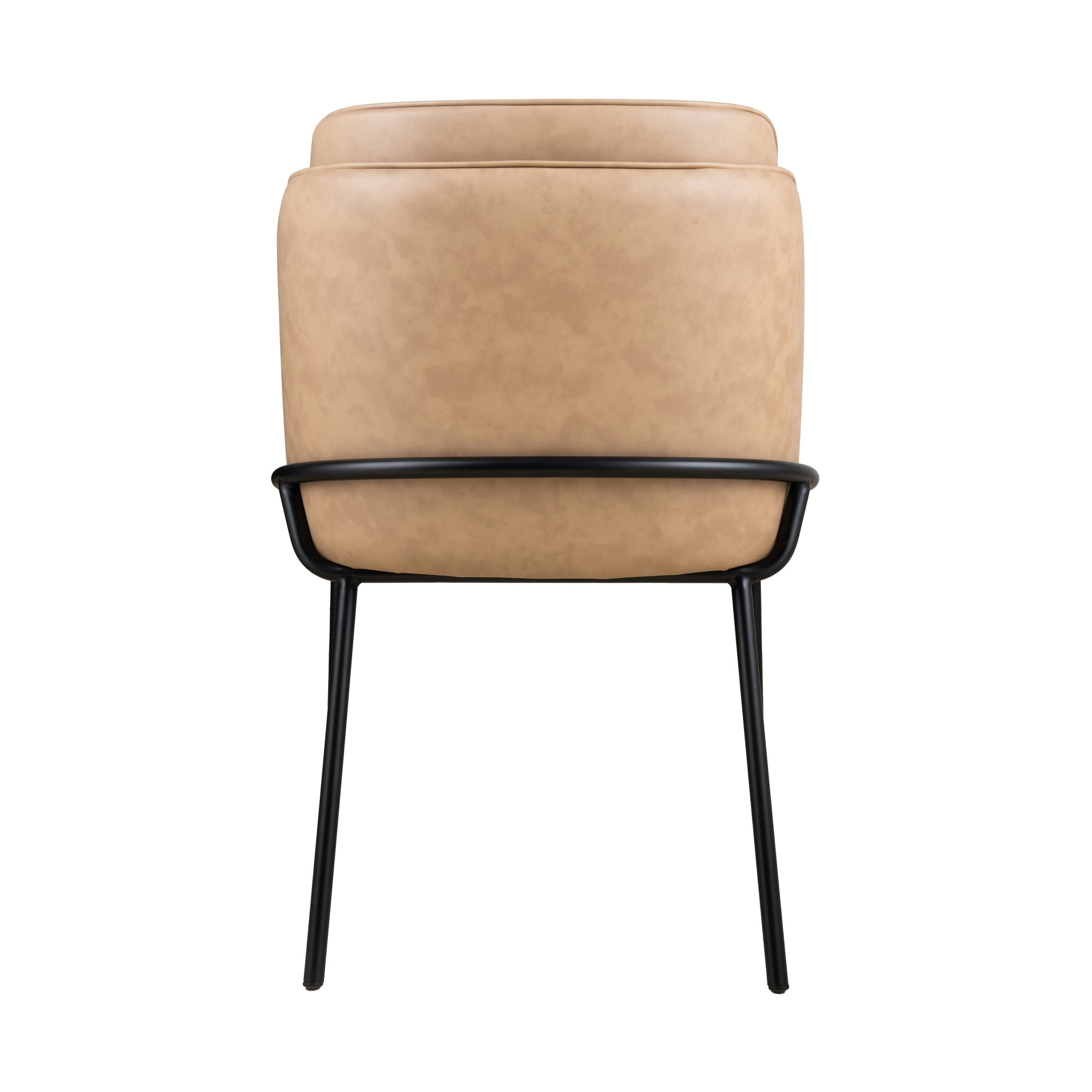 Angelo Faux Leather Dining Chair - Tan