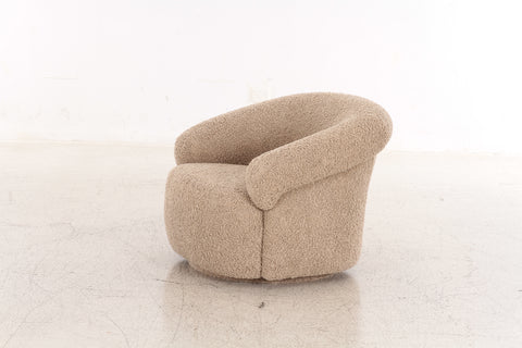 Brevik Upholstered Accent Chair with Fixed Base