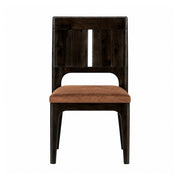 Zamba Upholstered Dining Chair – Limestone & Nomad