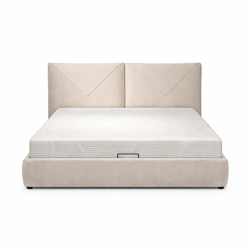 Aleksey Upholstered Hydraulic Lift Up Storage Bed