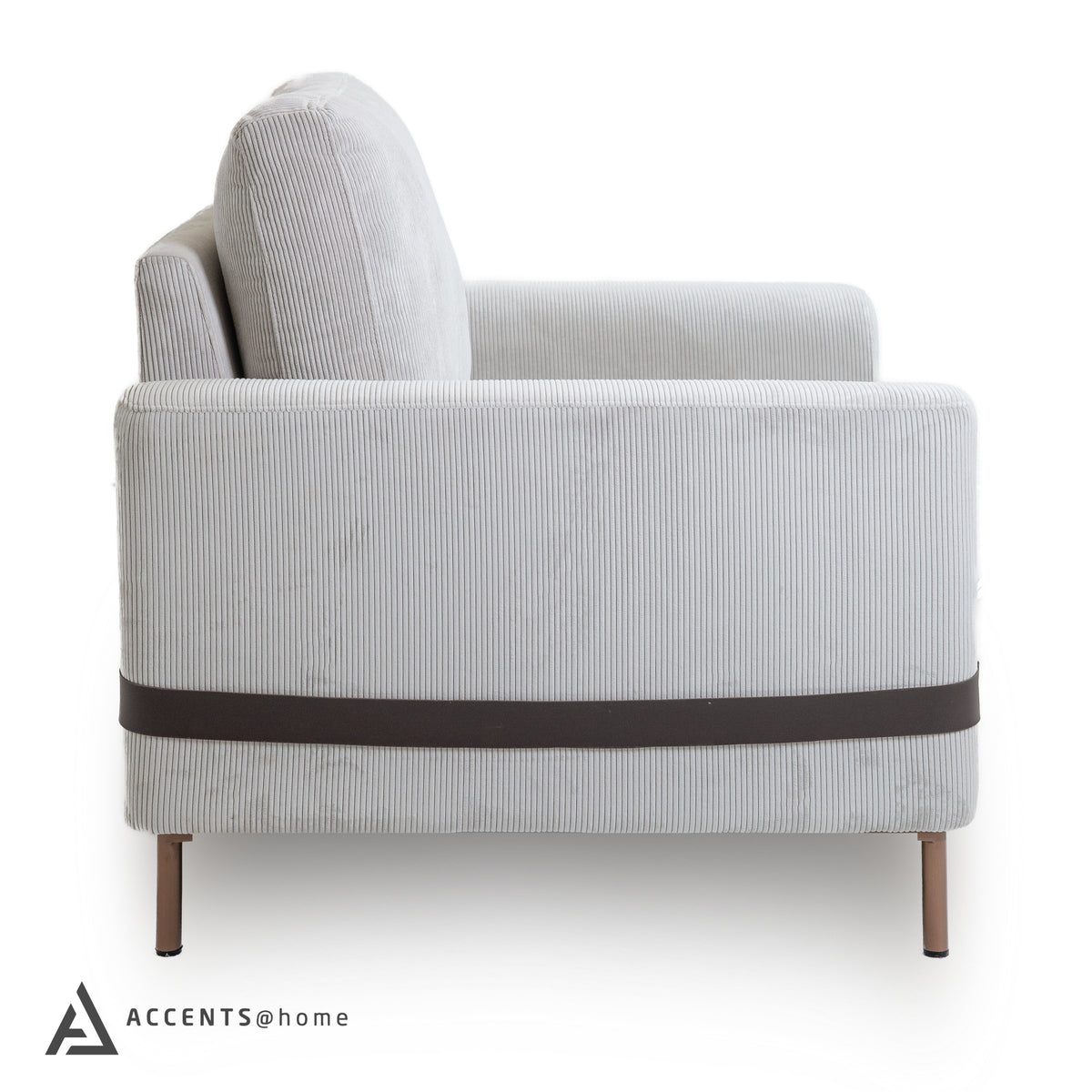 Chandler Corduroy Fabric Chair- Vertical Lines - Skyview Edmonton