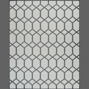 Aspen Grey Geometric Modern Rug