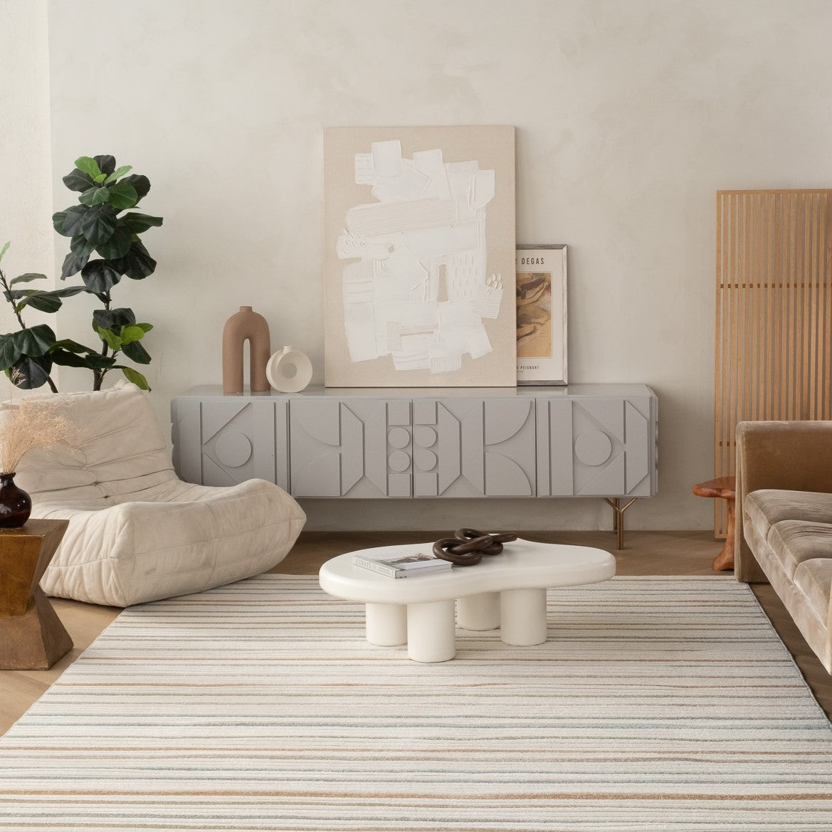 Aspen Striped Modern Rug