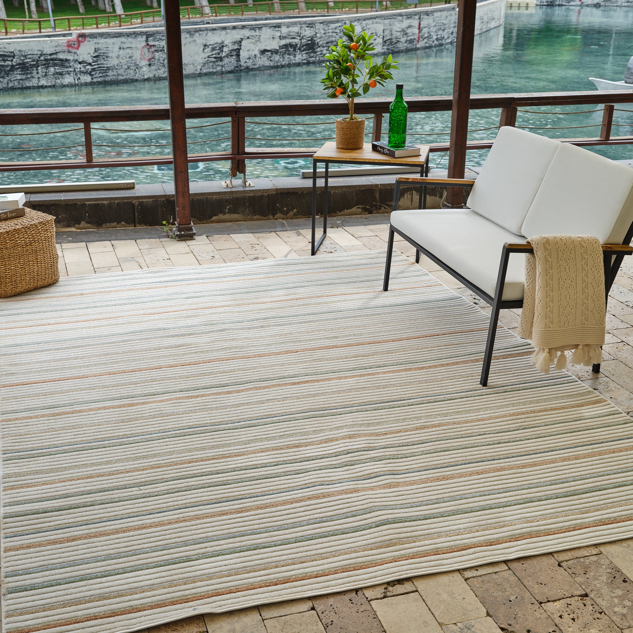 Aspen Striped Modern Rug