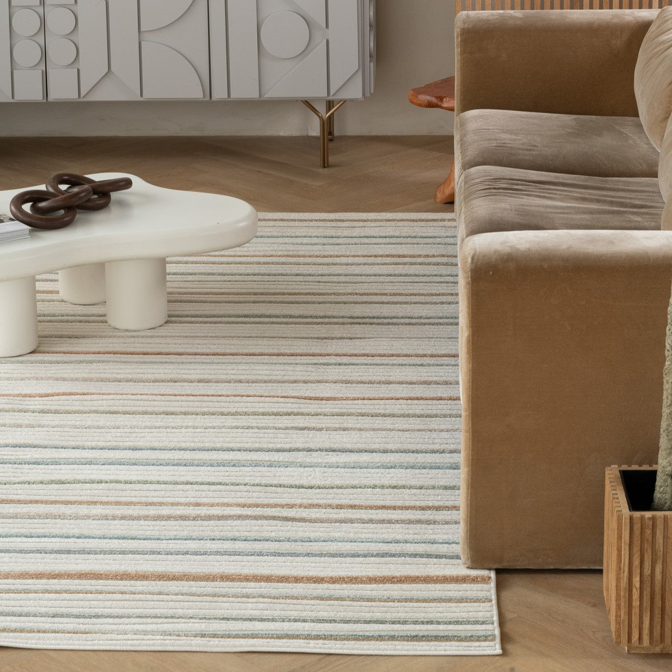 Aspen Striped Modern Rug