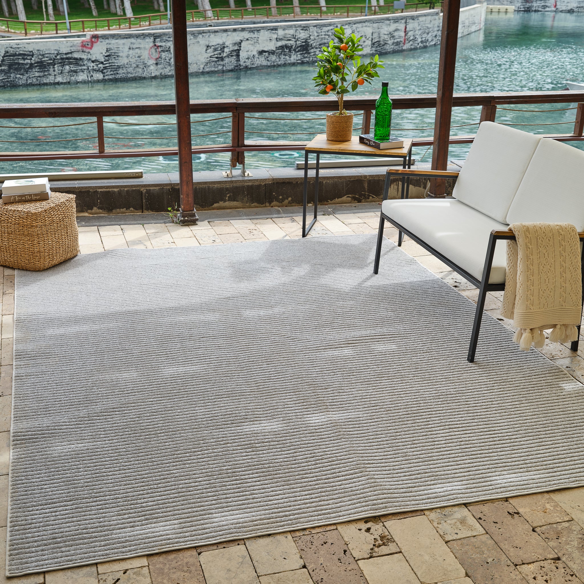 Aspen Striped Modern Rug