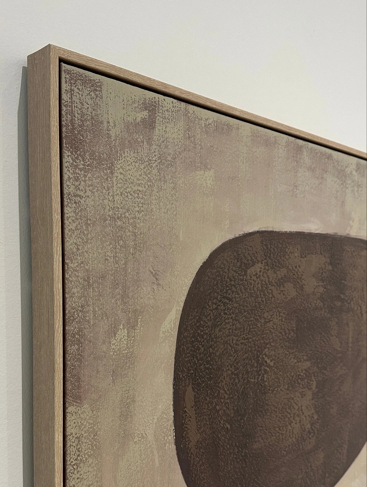 Asana Hand-Painted Framed Canvas Wall Art