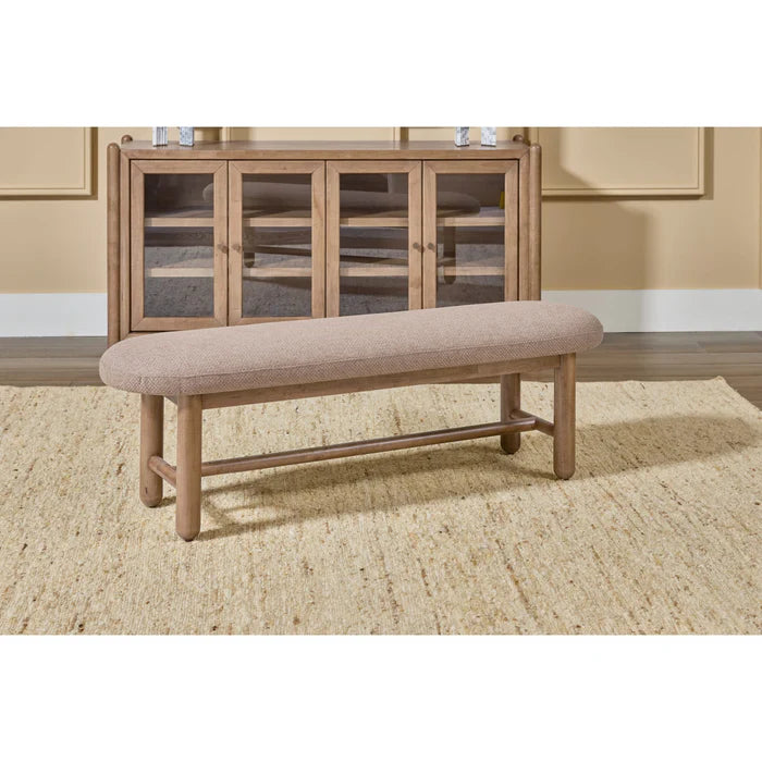 Astor Oval Upholstered Dining Bench