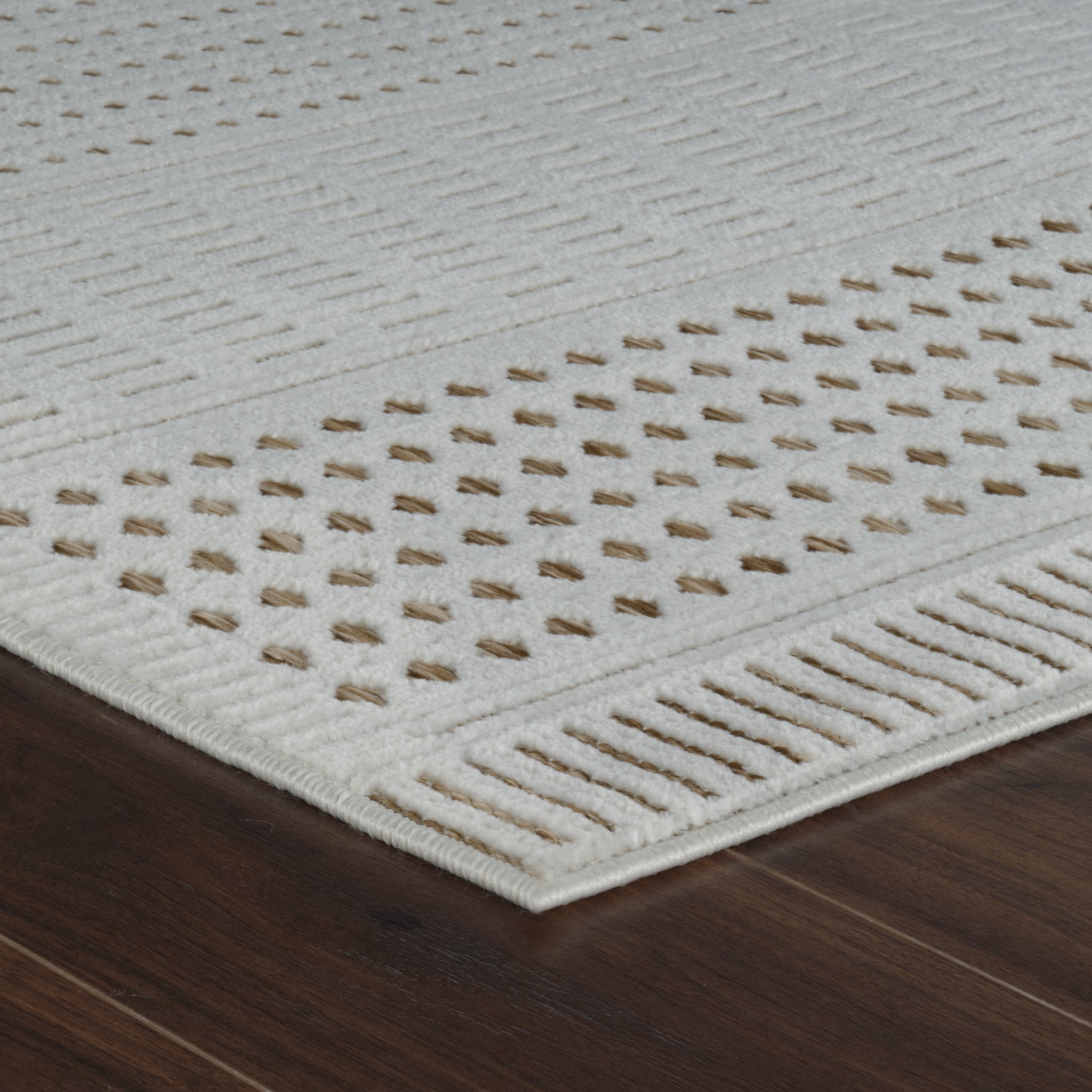 Aurora Beige Modern Rug