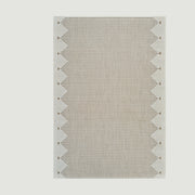 Aurora Beige Tribal Stripe Rug