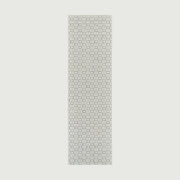 Aurora Cream Modern Rug – Textured Grid Pattern