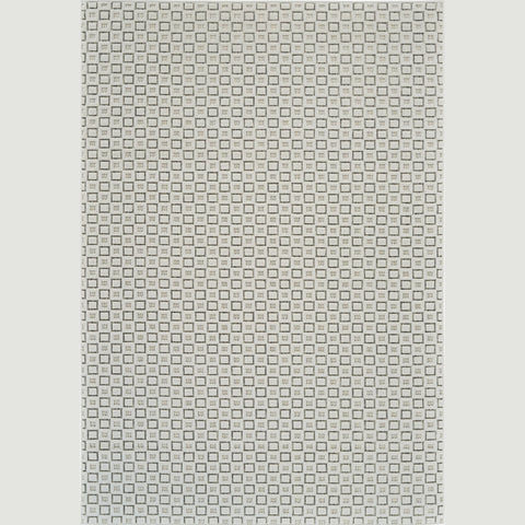 Aurora Cream Modern Rug – Textured Grid Pattern