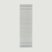 Aurora Cream Modern Rug – Navy Accent Stripe Design
