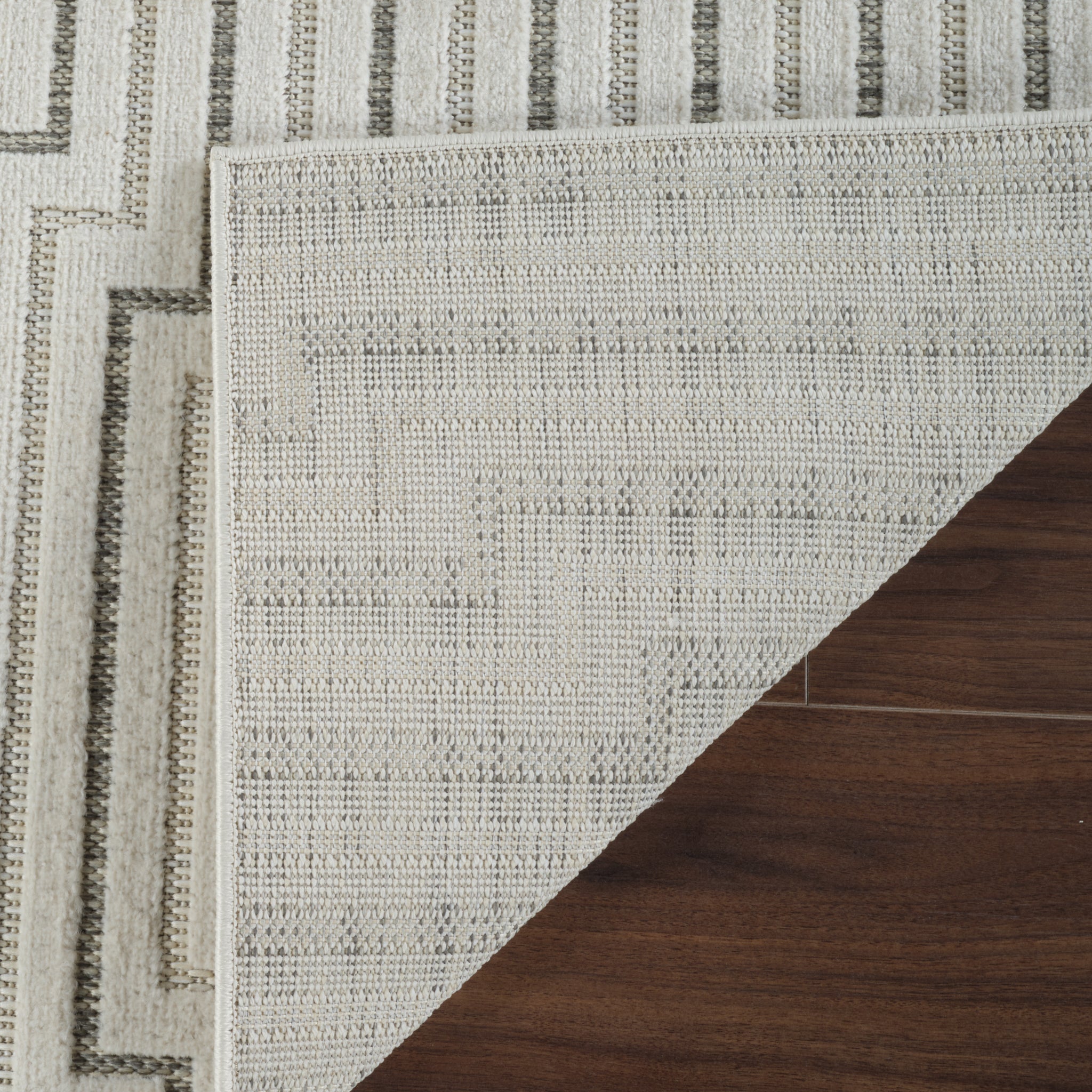 Aurora Cream Modern Rug – Stepped Geometric Pattern