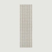 Aurora Beige Modern Rug – Geometric Grid Design
