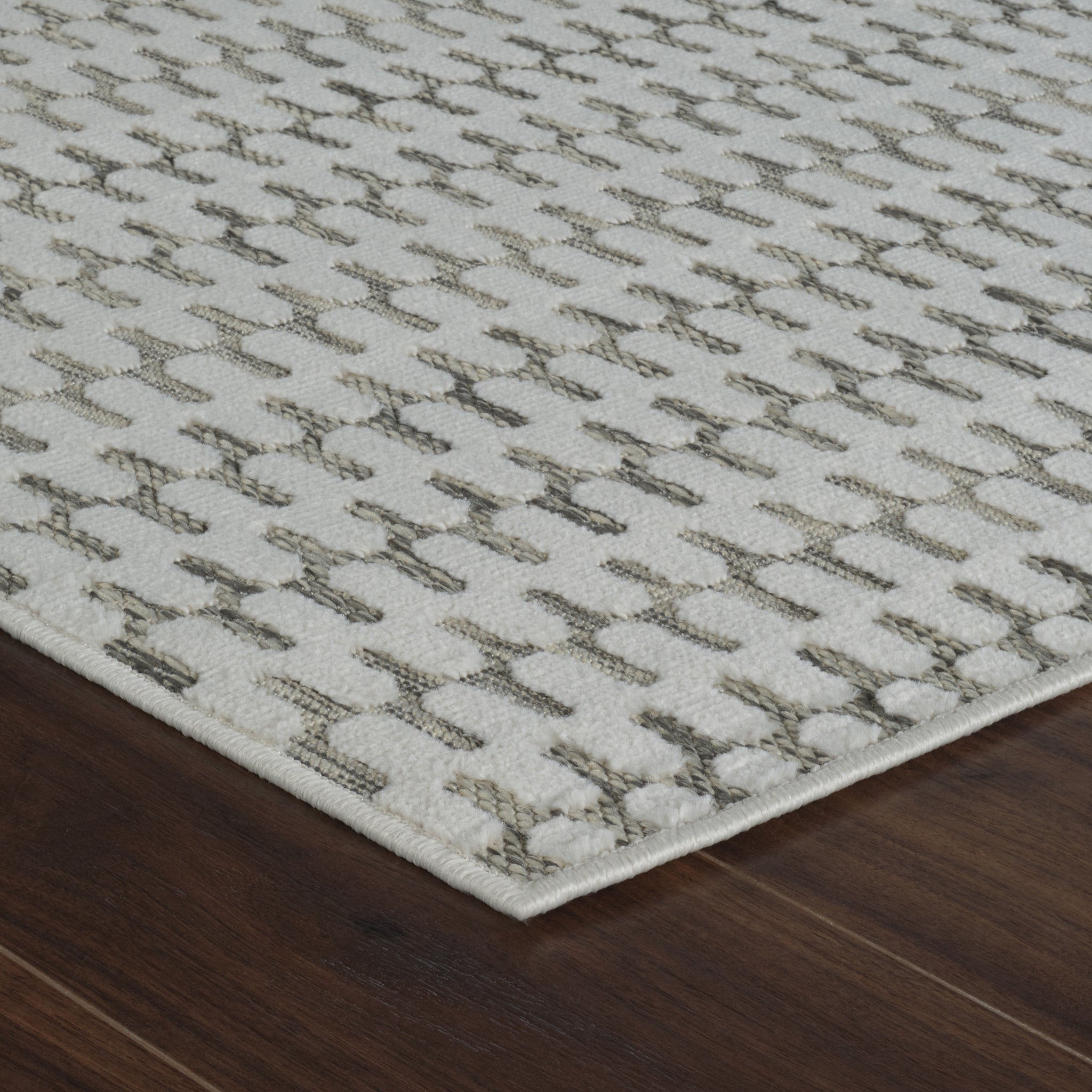 Aurora Cream Abstract Area Rug