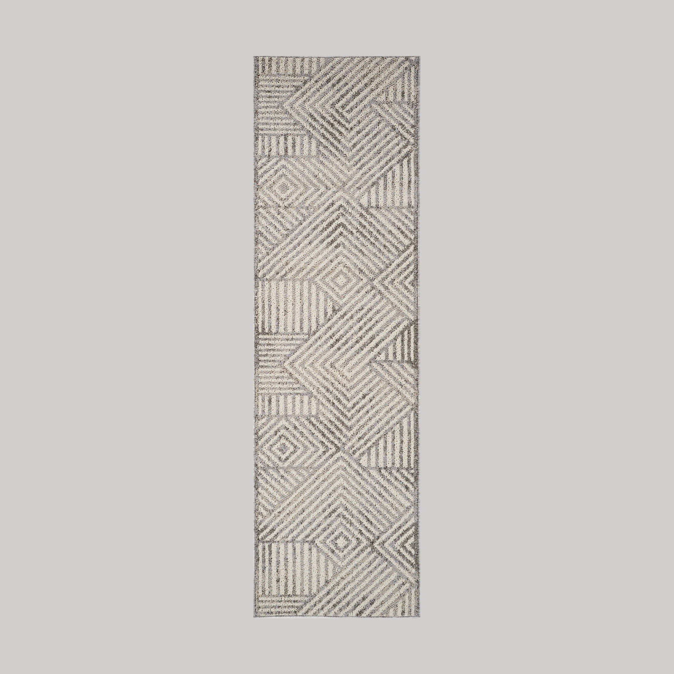 Bali Cream Geometric Area Rug