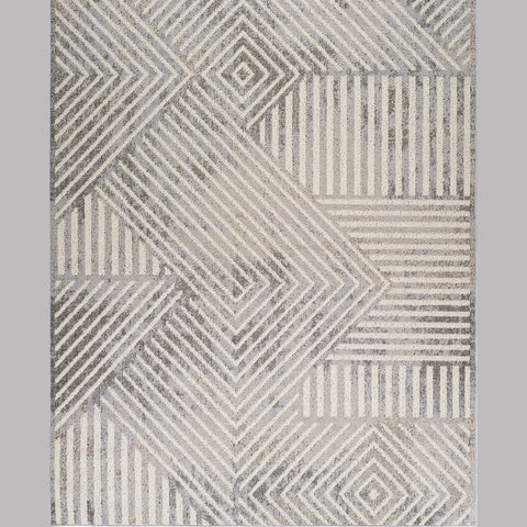Bali Cream Geometric Area Rug