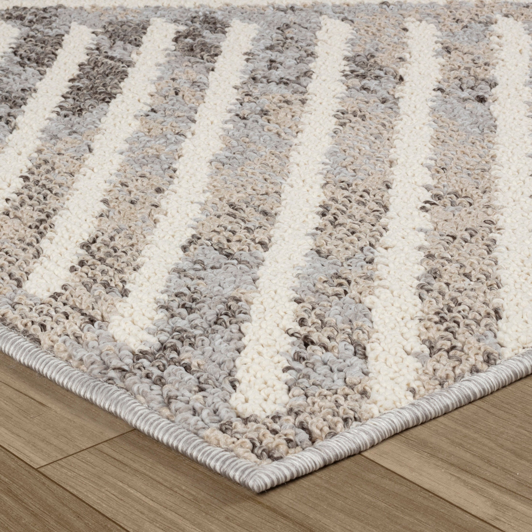 Bali Cream Geometric Area Rug