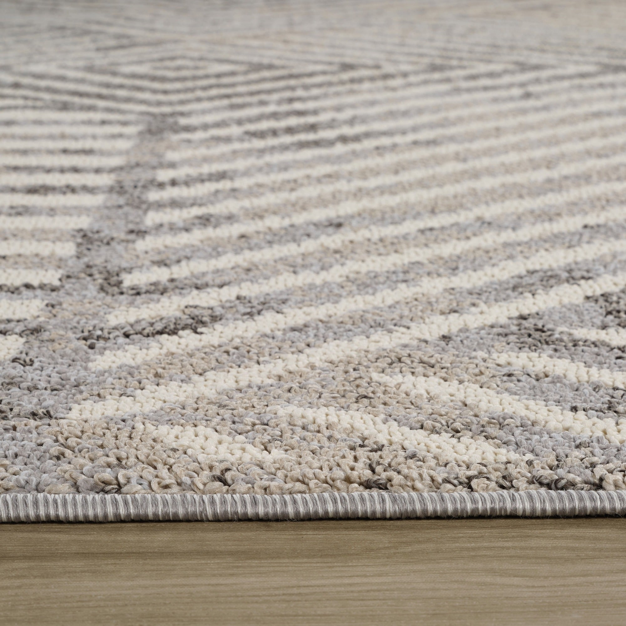 Bali Cream Geometric Area Rug