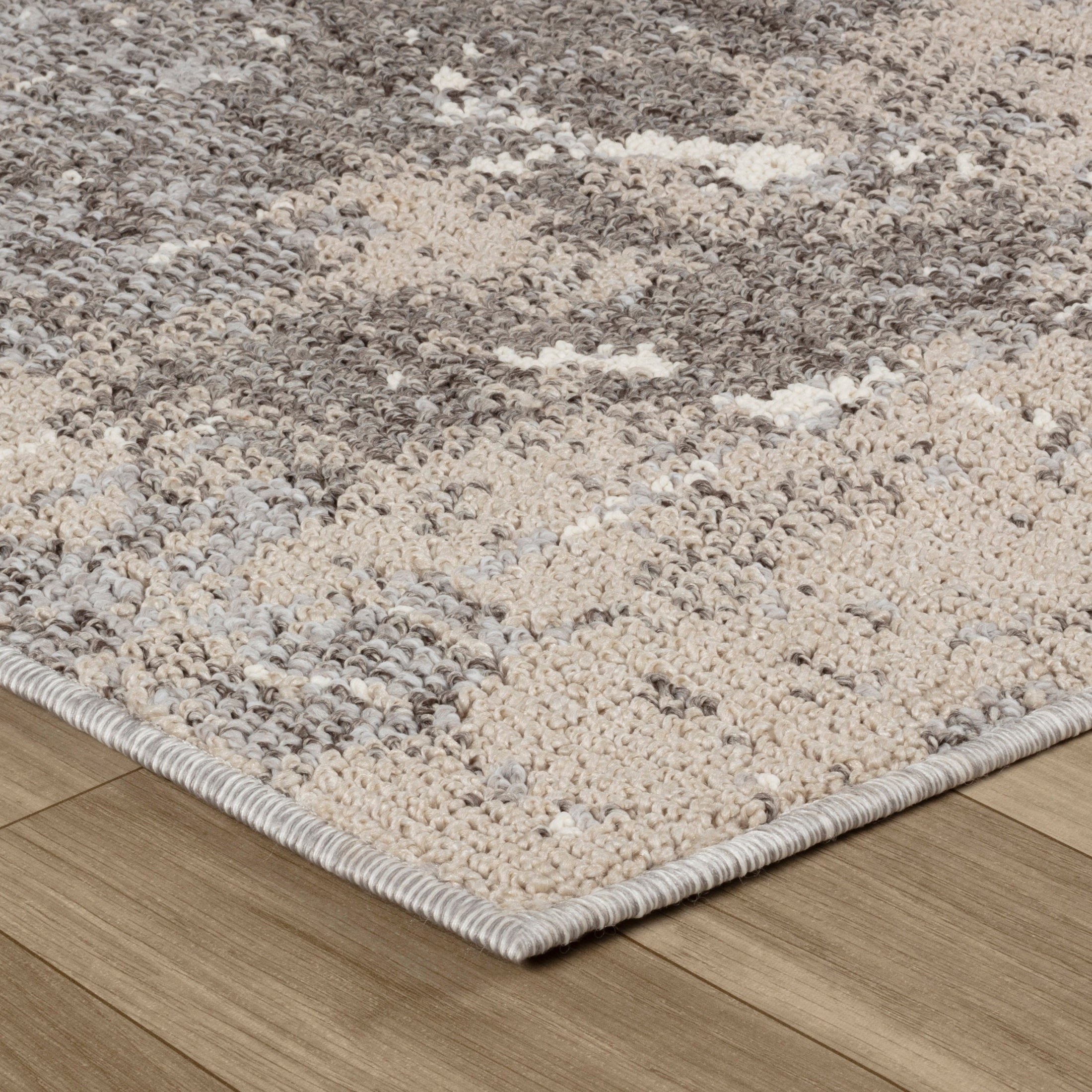 Bali Grey Abstract Linear Modern Area Rug