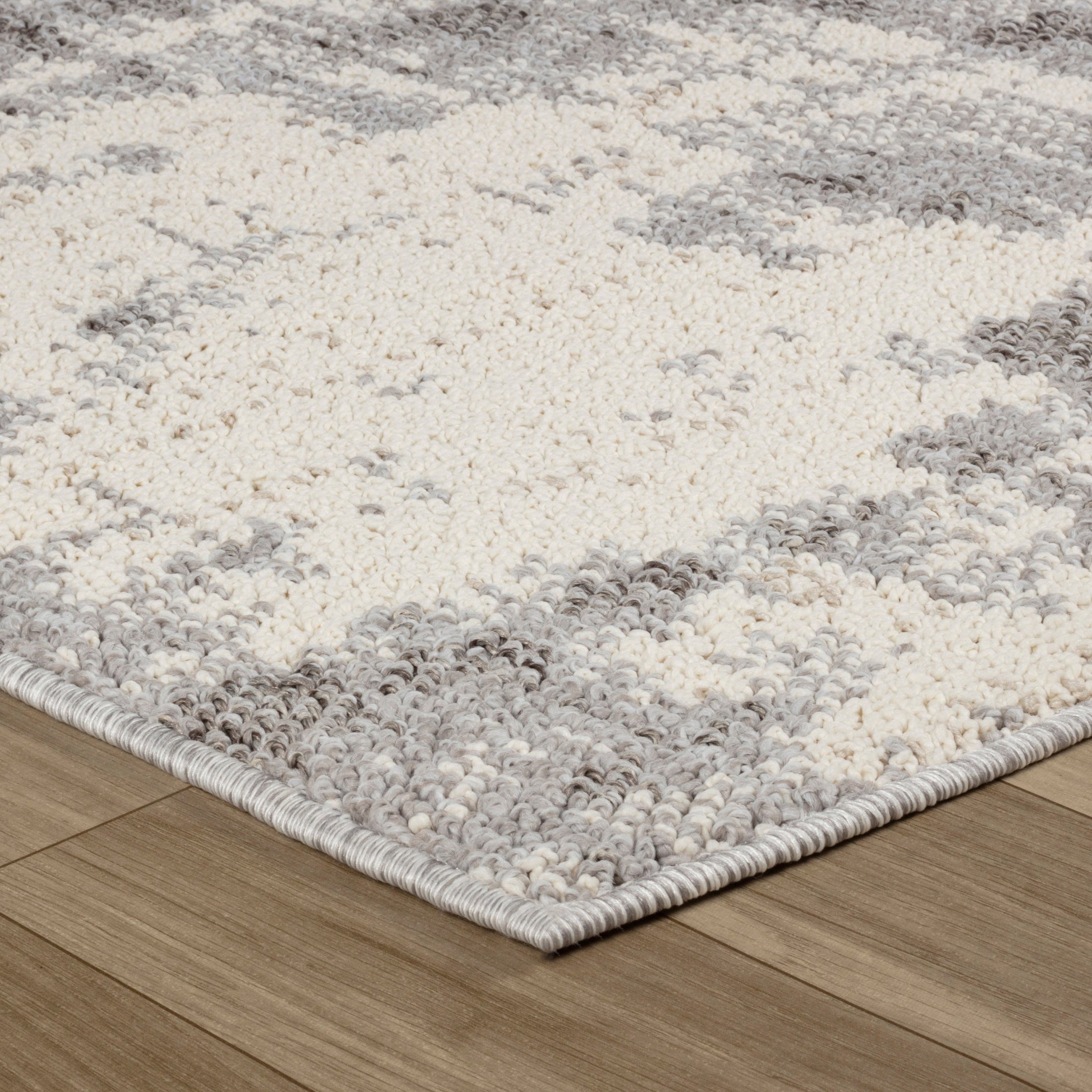 Bali Cream Modern Geometric Indoor Area Rug