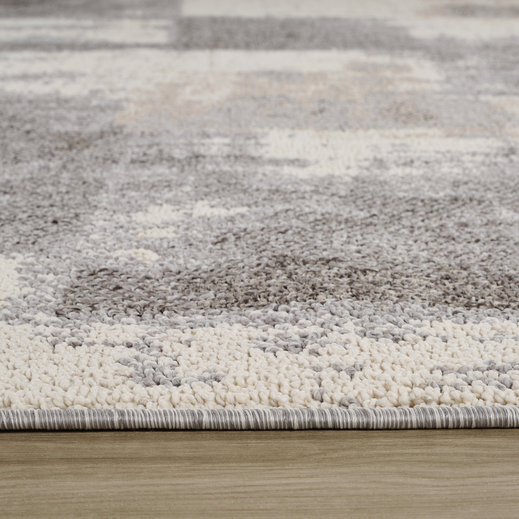Bali Cream Modern Geometric Indoor Area Rug