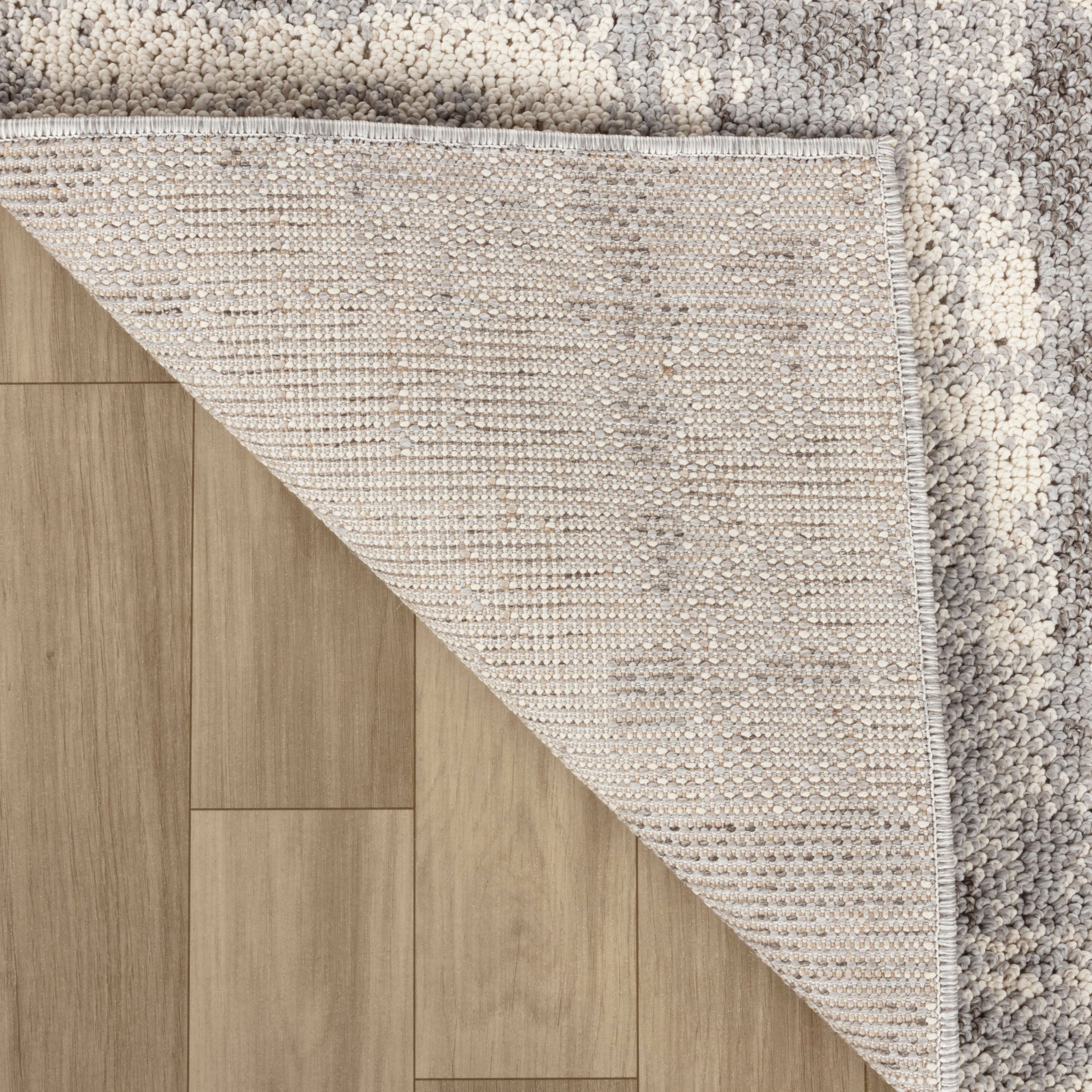 Bali Cream Modern Geometric Indoor Area Rug