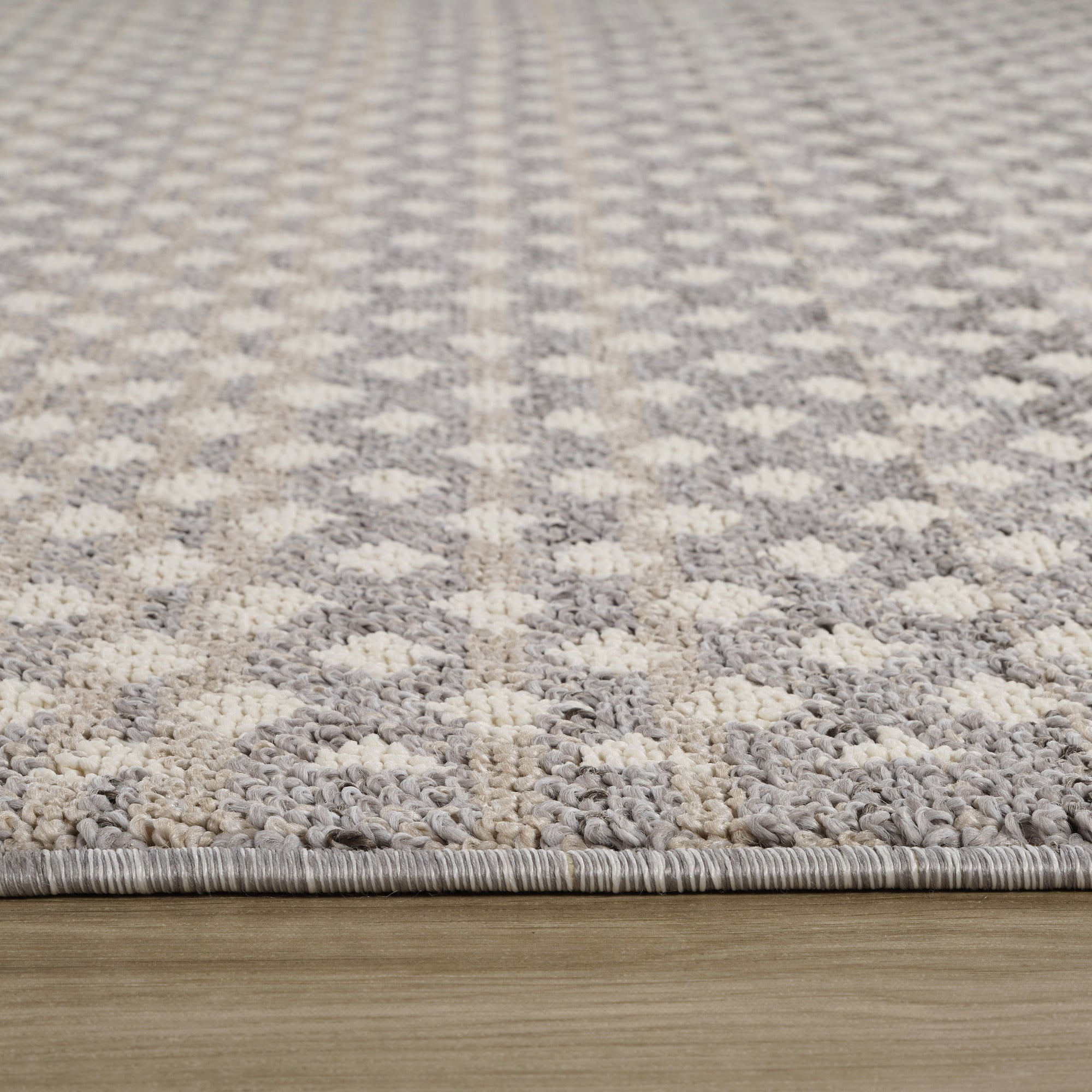 Bali Cream Contemporary Textured Indoor Rug