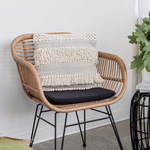 Bohemian Fuji Macrame Cushion