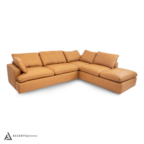 Aline Genuine Leather Sectional