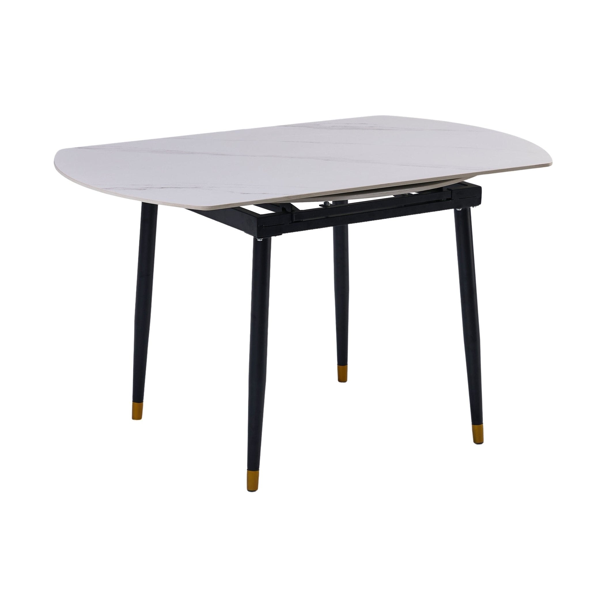 Jess 2.0 Round Extendable Dining Table - White