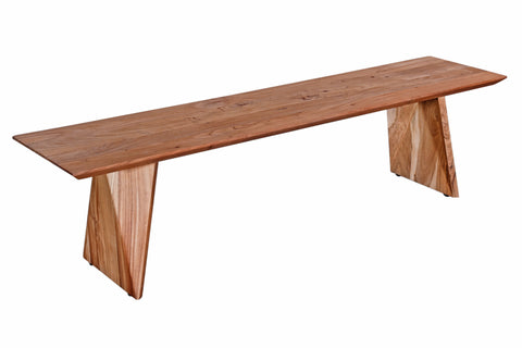 Oxford Solid Wood Angled Leg Dining Bench