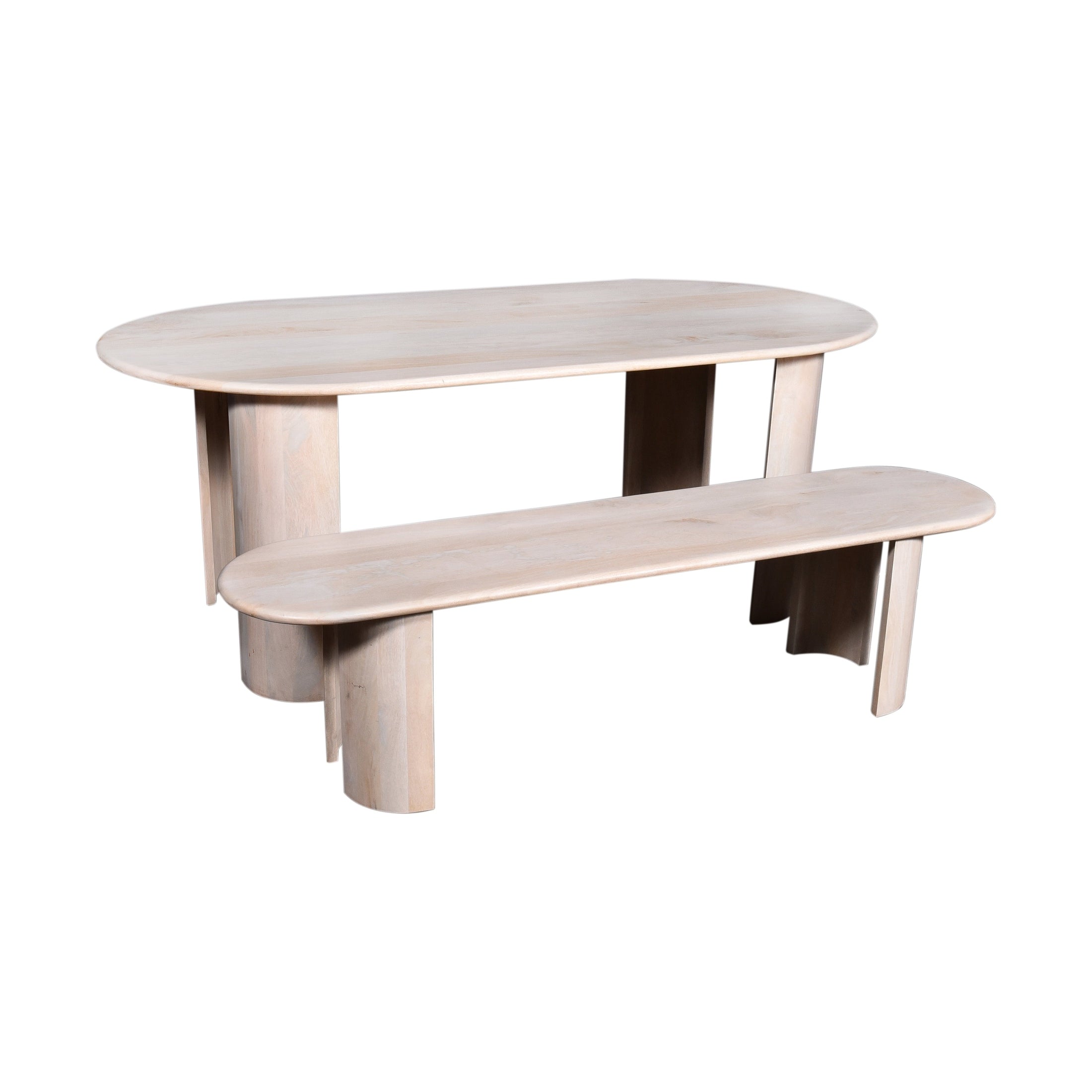 Klimt Solid Mango Wood Dining Table