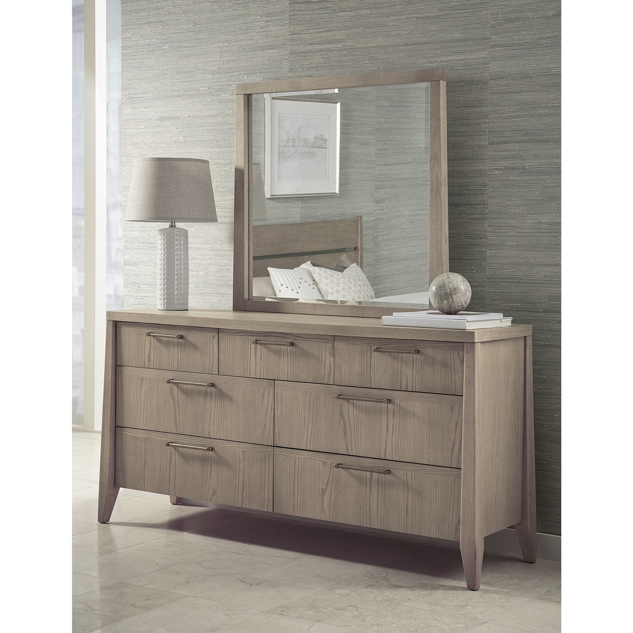 Sumire Wall or Dresser Mirror in Ginger