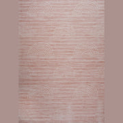 Pastel Pink Daisy Delight Area Rug