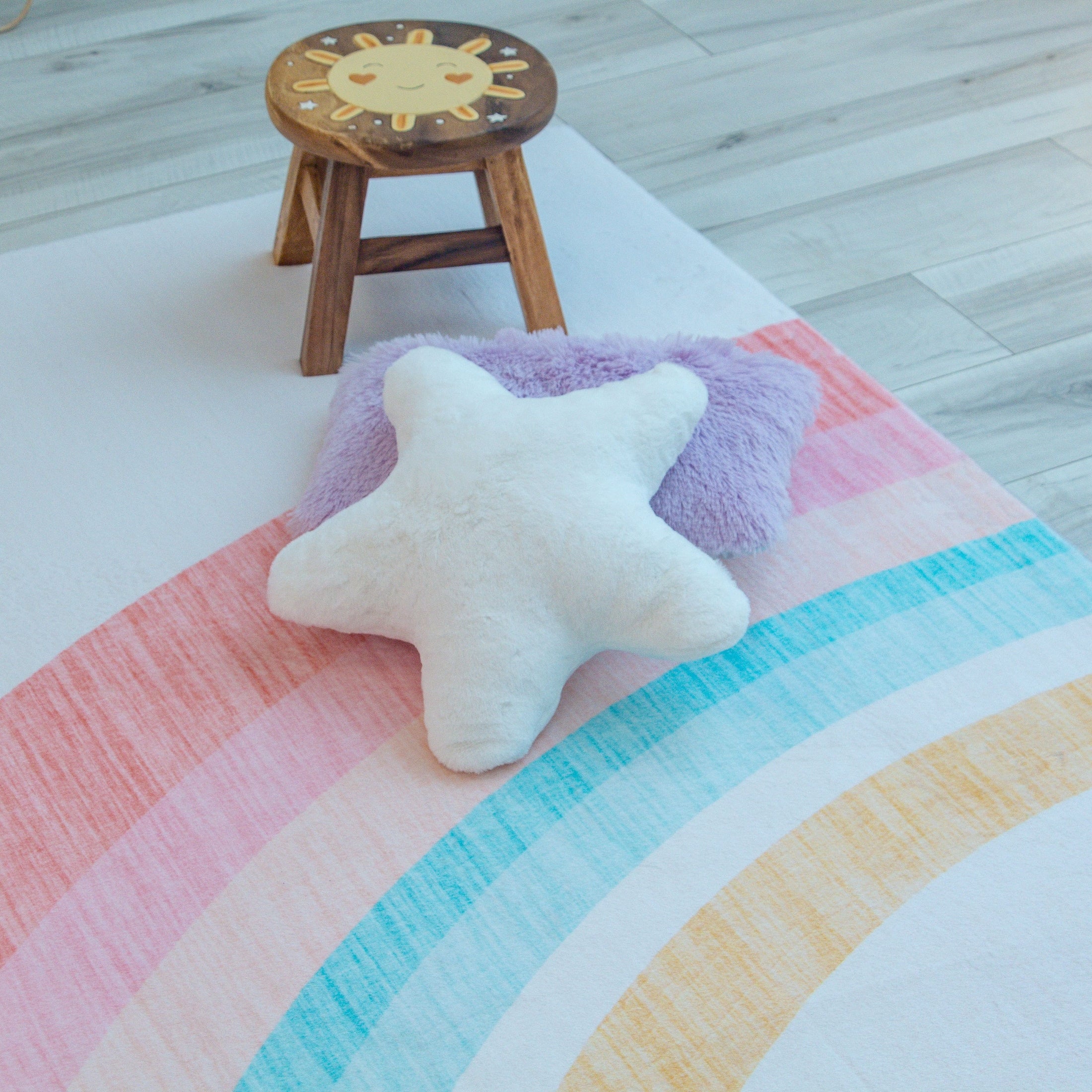 Daisy Cream Floral Area Rug