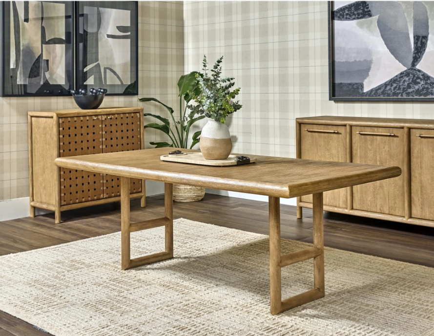 Dorsey Extendable Dining Table – Granola Finish