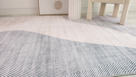 Europa Beige Geometric Pattern Rug