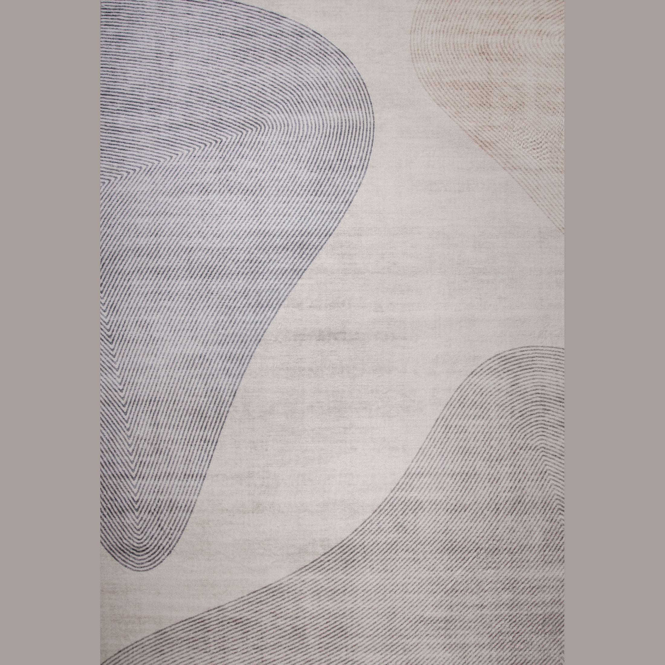 Europa Beige Geometric Pattern Rug