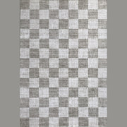 Europa Beige Checkered Rug – 5x8