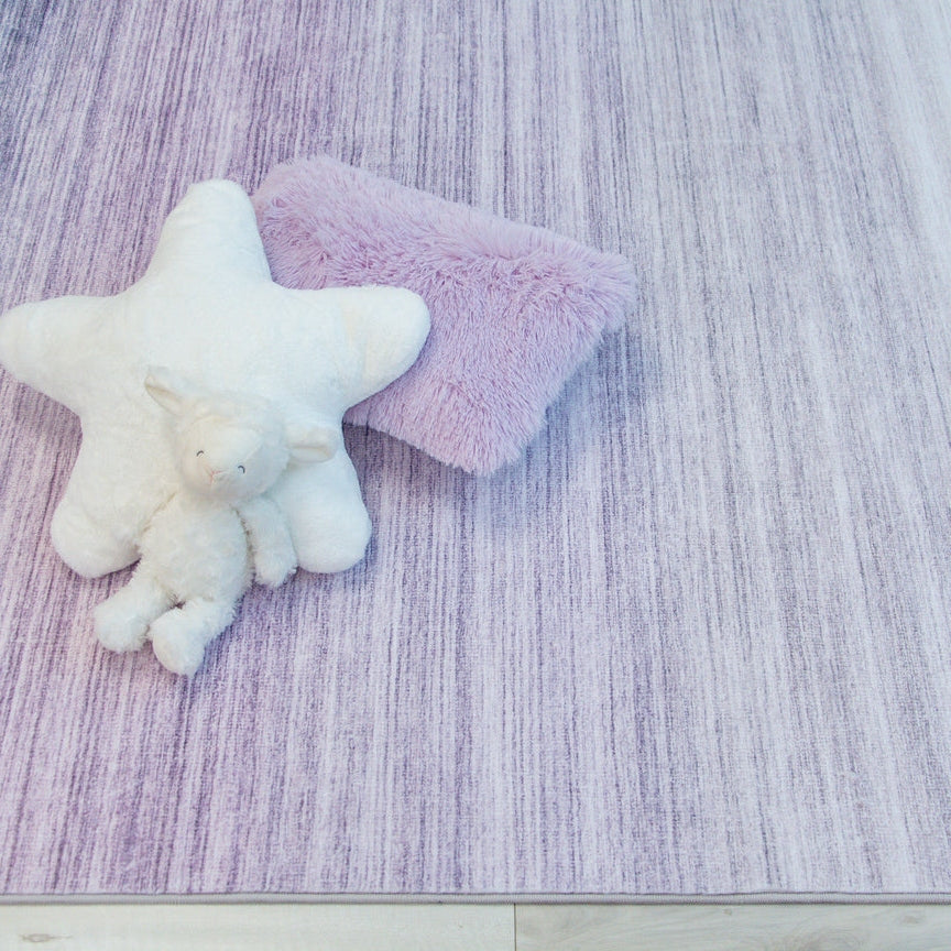 Europa Violet Artistic Abstract Area Rug