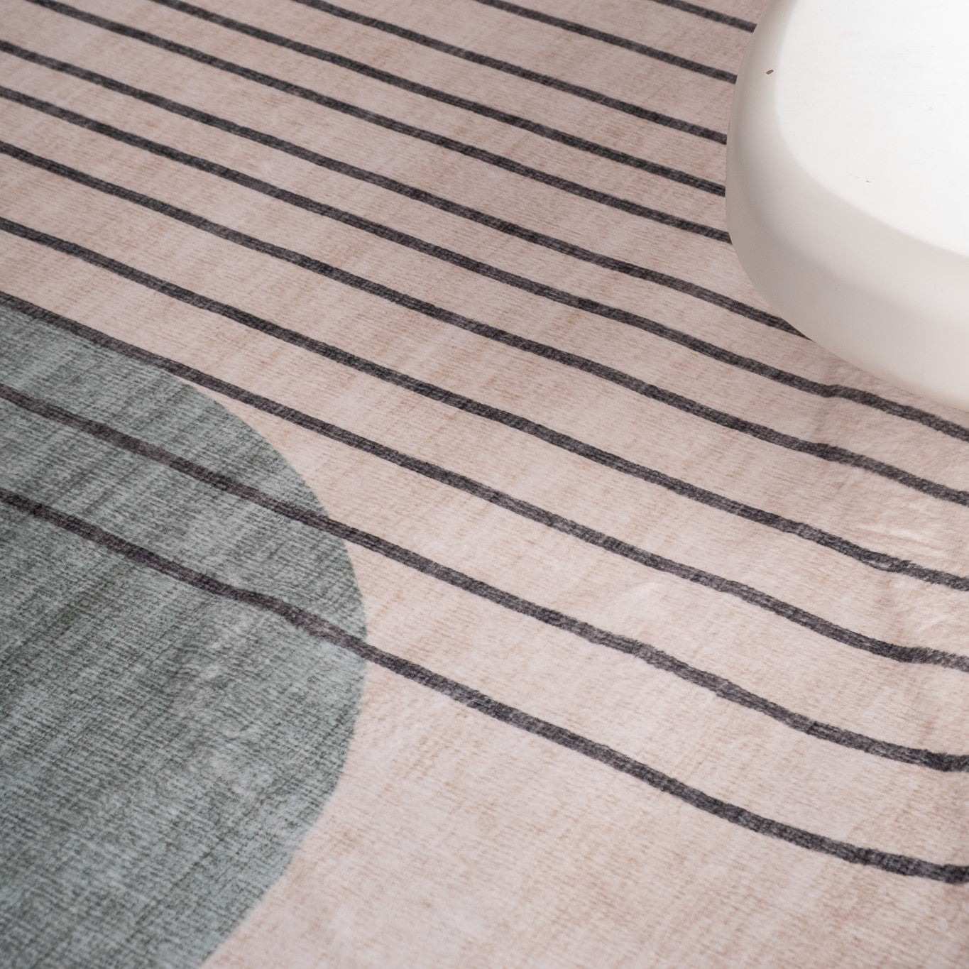 Europa Beige Subtle Stripe Modern Rug