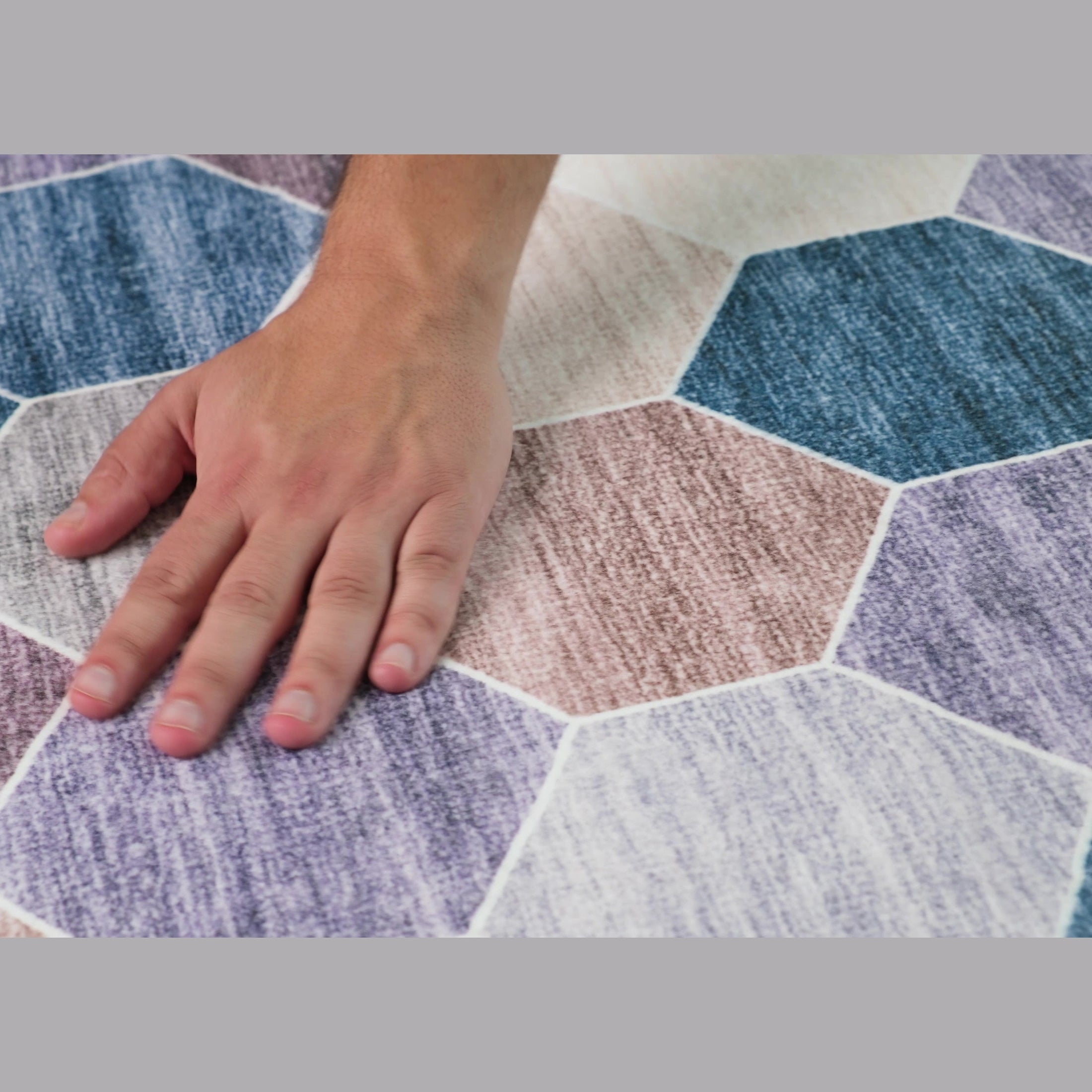 Europa Multi-Toned Modern Distressed Rug