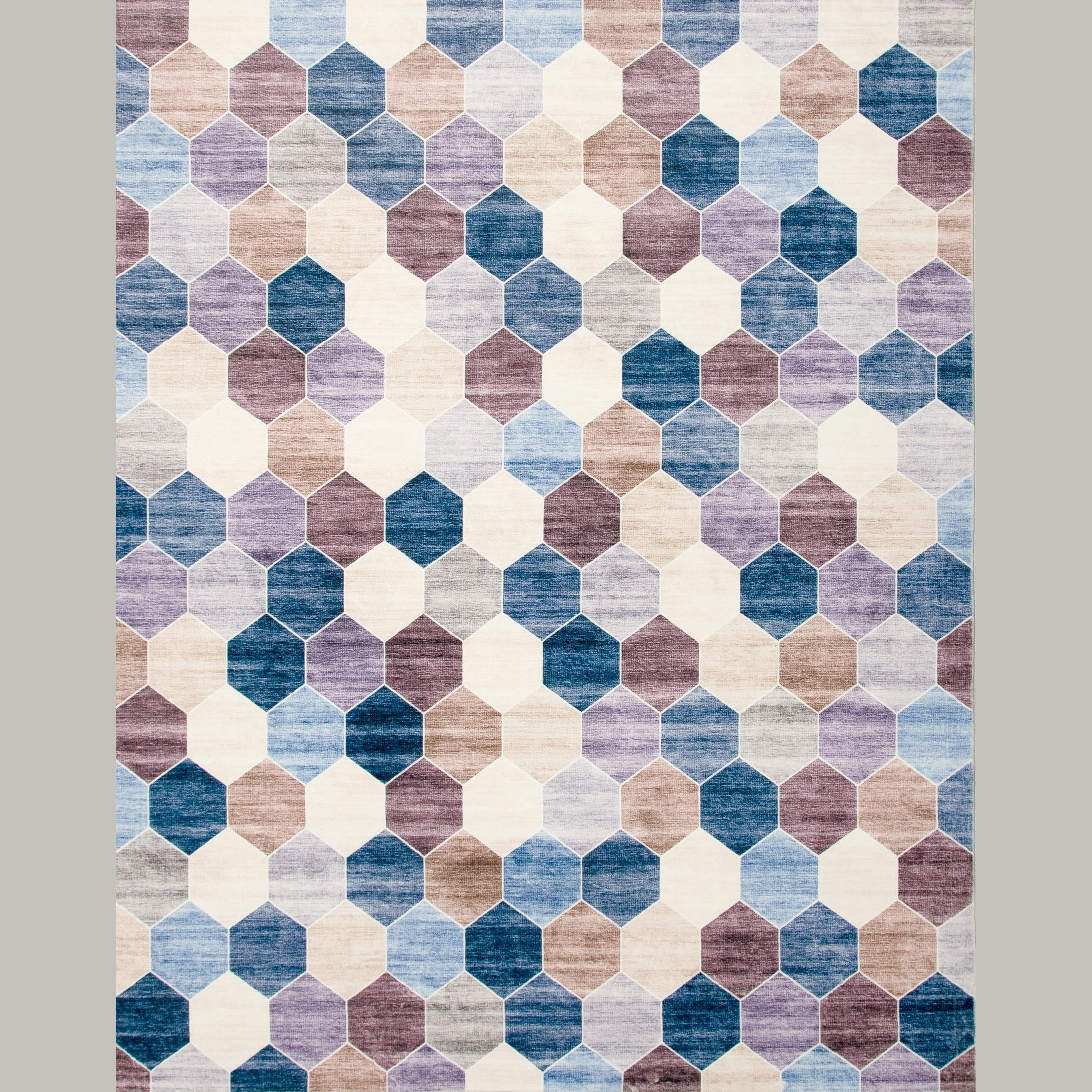 Europa Multi-Toned Modern Distressed Rug