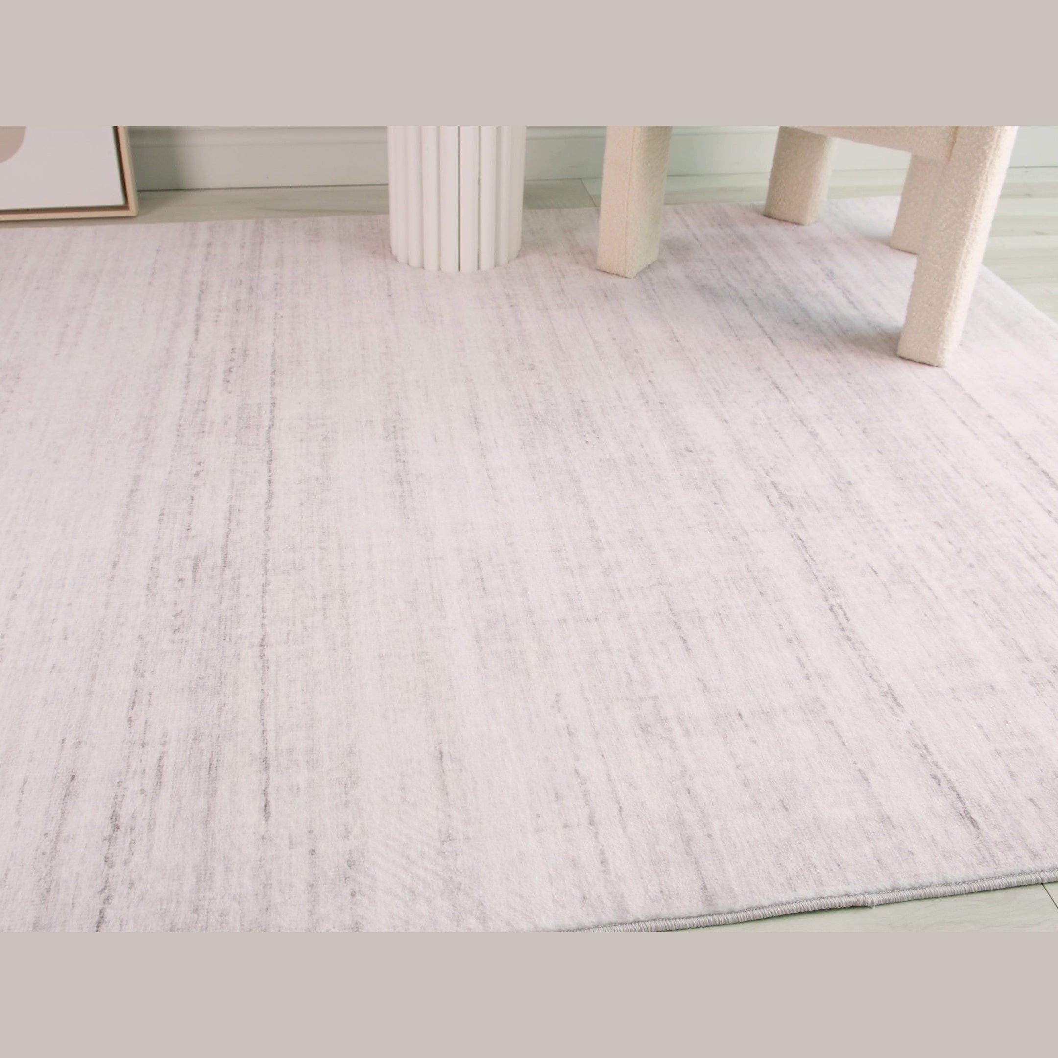Europa Beige Faded Abstract Design Rug