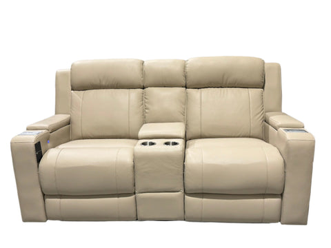 Harper Power Recliner Loveseat - Leather Gel